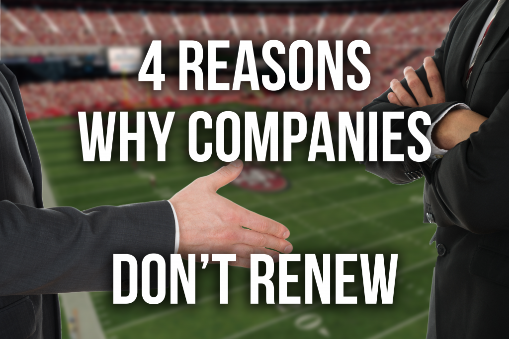 4 Reasons Companies Don’t Renew