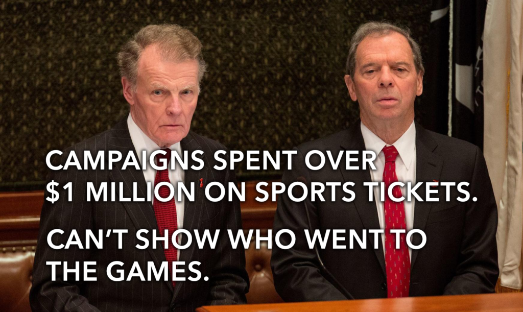 Illinois Lawmakers Buy Over $1 Million in Sports Tickets
