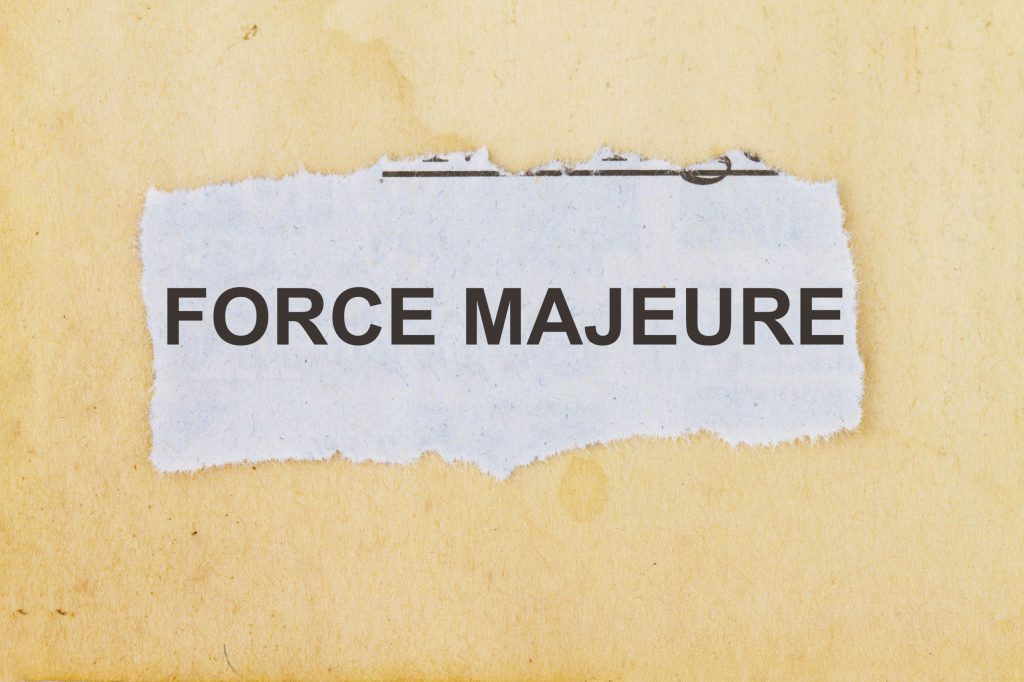 Rethinking Force Majeure and Other Lessons Shared and Learned