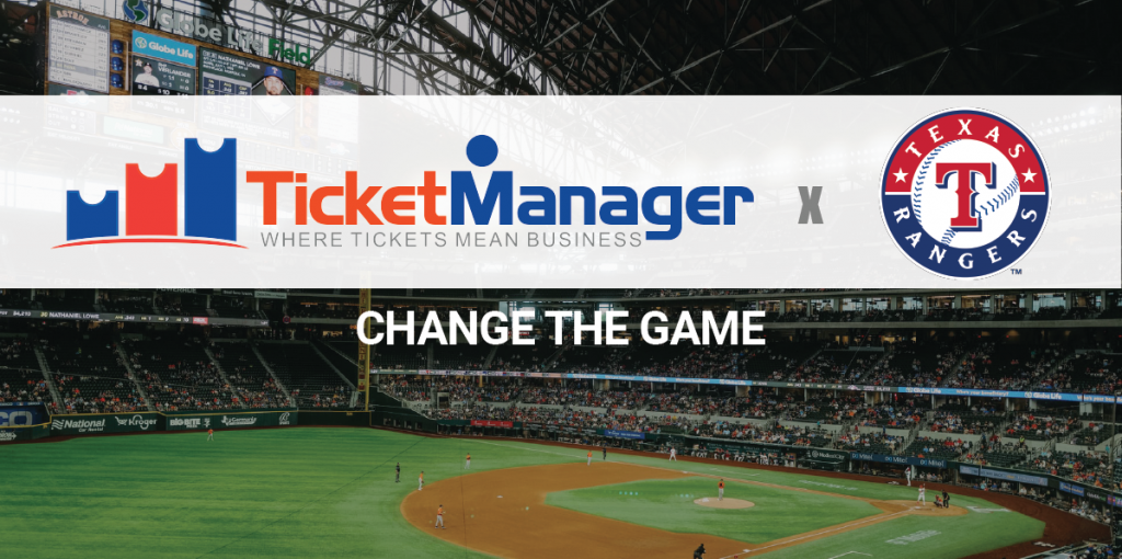 Texas Rangers Announce TicketManager as Ticket Management & Corporate Ticket Re-Sale Partner