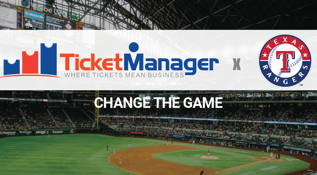Texas Rangers Announce TicketManager as Ticket Management & Corporate Ticket Re-Sale Partner